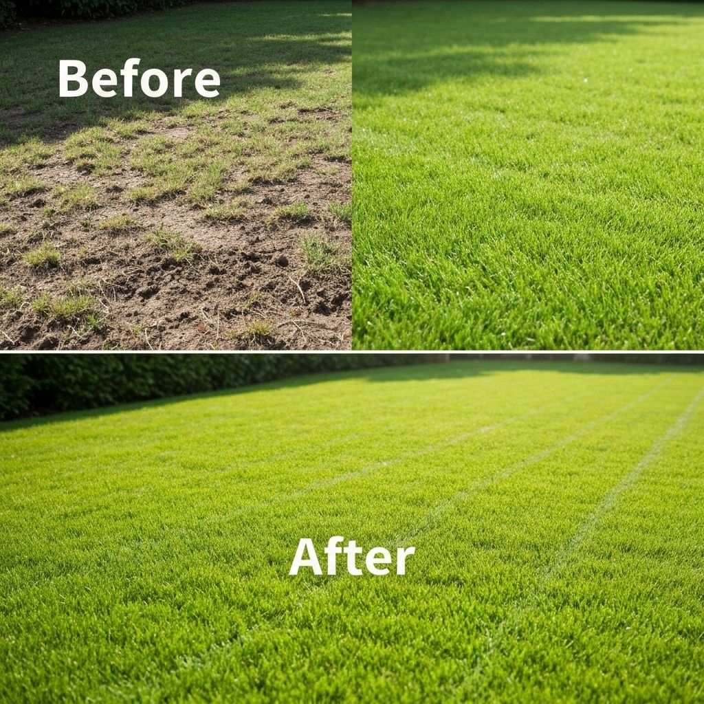 Lawn transformation